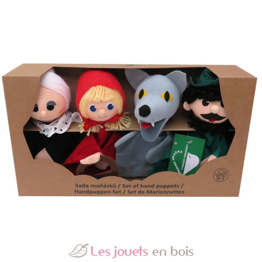 Set 4 Marionnettes Chaperon Rouge - Mú
