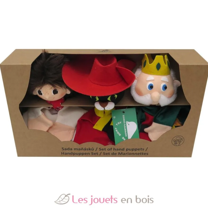 Set 3 Marionnettes Le Chat Botté - Mú
