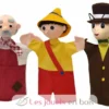 Set 3 Marionnettes Pinocchio - Mú