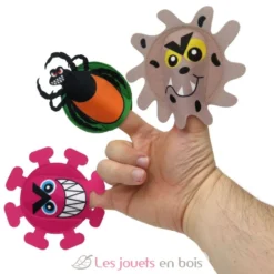 Set 5 marionnettes Univers Médical - Mú