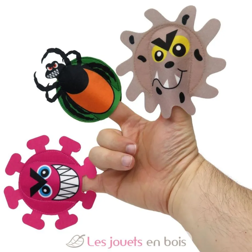 Set 5 marionnettes Univers Médical - Mú