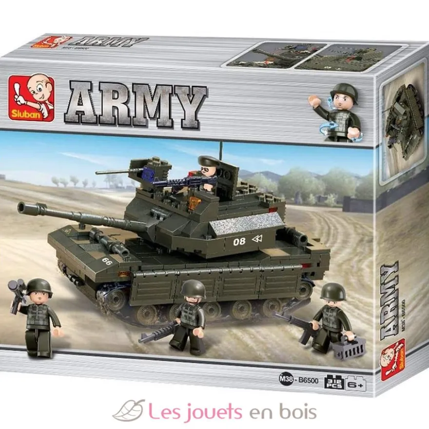 Sluban Army - Char militaire 312 pcs