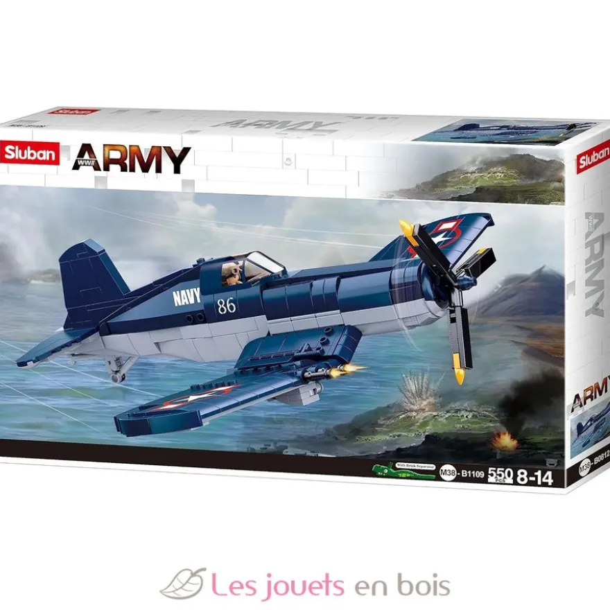 Sluban Army WWII - Avion Chasseur F4U