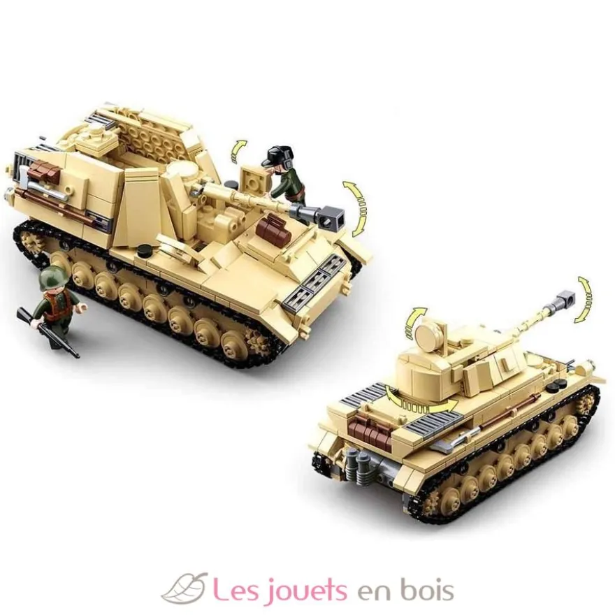 Sluban Army WWII - Grand char allemand 2 en 1