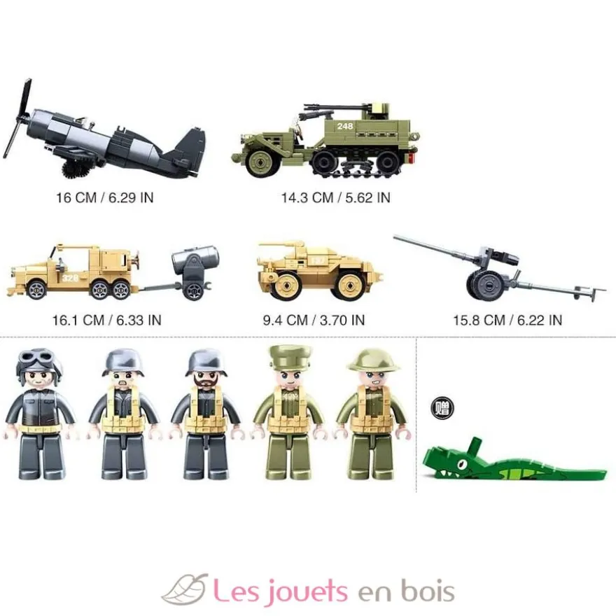 Sluban Army WWII - La bataille 552 pièces