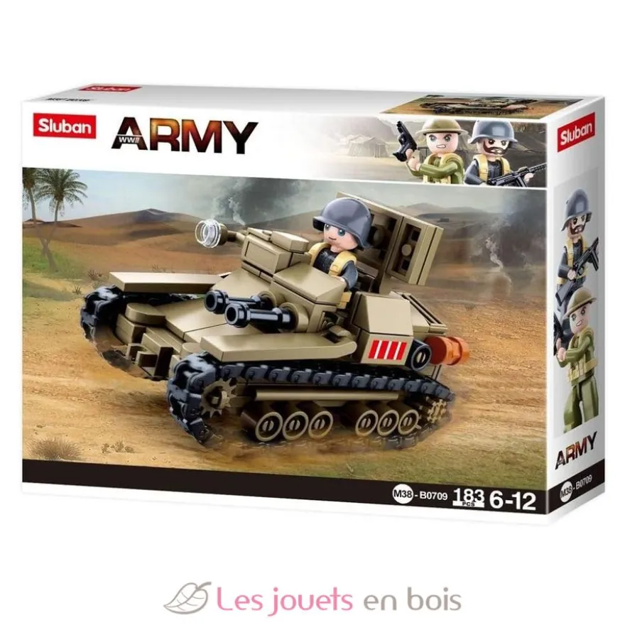 Sluban Army WWII - Petit char d'assaut italien