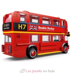 Sluban Model Bricks - Bus londonien rouge