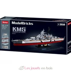 Sluban Model Bricks - Cuirassé Bismarck 2 en 1