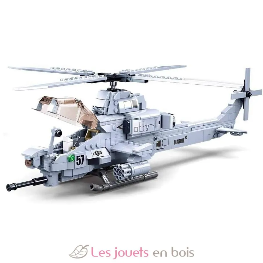 Sluban Model Bricks - Hélicoptère d'attaque