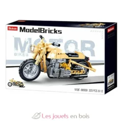 Sluban Model Bricks - Moto militaire