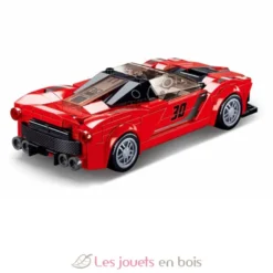 Sluban Model Bricks - Super voiture italienne rouge