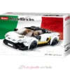 Sluban Model Bricks - Super voiture italienne blanche