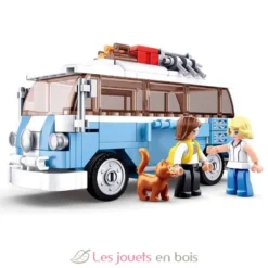 Sluban Model Bricks - Van Hippy bleu