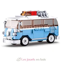 Sluban Model Bricks - Van Hippy bleu