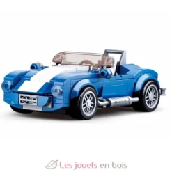 Sluban Model Bricks - Voiture de sport classique bleue