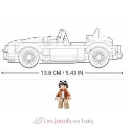 Sluban Model Bricks - Voiture de sport classique bleue