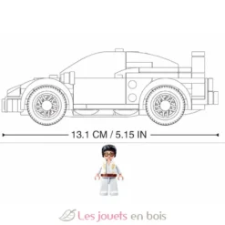 Sluban Model Bricks - Voiture de sport italienne rouge