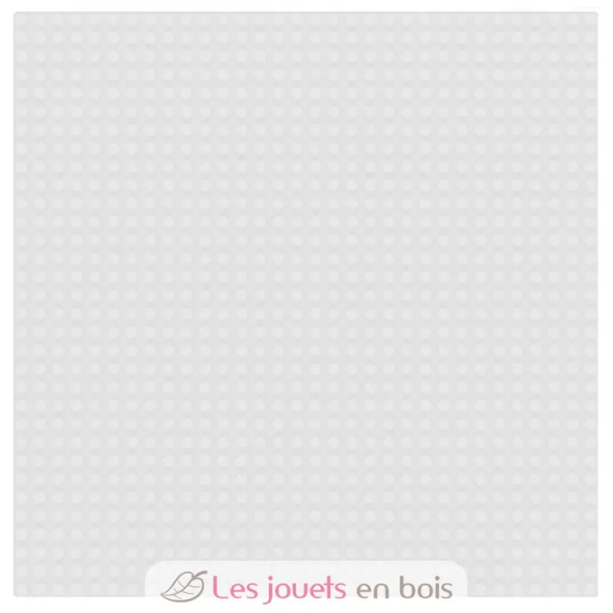 Sluban - Plaque de base briques de jeux couleur blanche