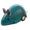 Souris à rétro-friction bleue - Plan Toys