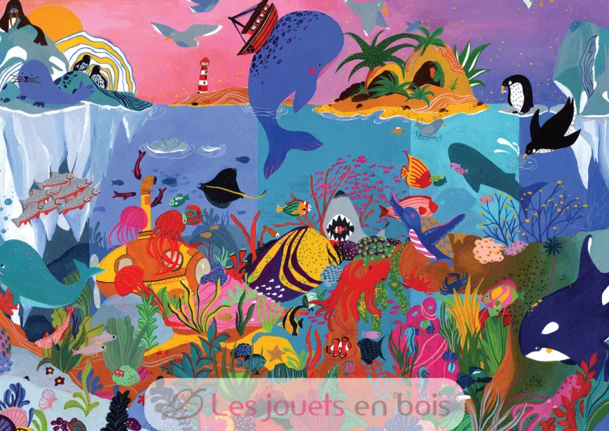 Sous les océans de Mathilde Joly - Puzzle Michèle Wilson
