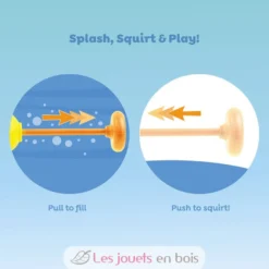 Sous marin pour le bain en bioplastique - Tiger Tribe