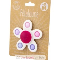 Spinner en silicone Pétaloune Pop blanche - Ulysse