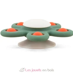 Spinner en silicone Pétaloune Pop verte - Ulysse