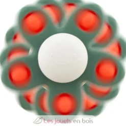 Spinner en silicone Pétaloune Pop verte - Ulysse