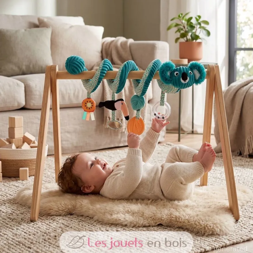 Spirale d'activités Berlingos le koala bleu vert - Les Déglingos