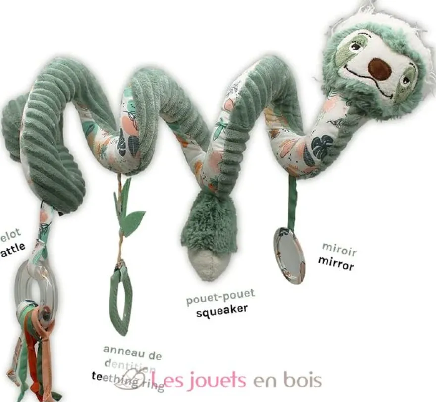 Spirale d'activités Chillos le paresseux - Les Déglingos