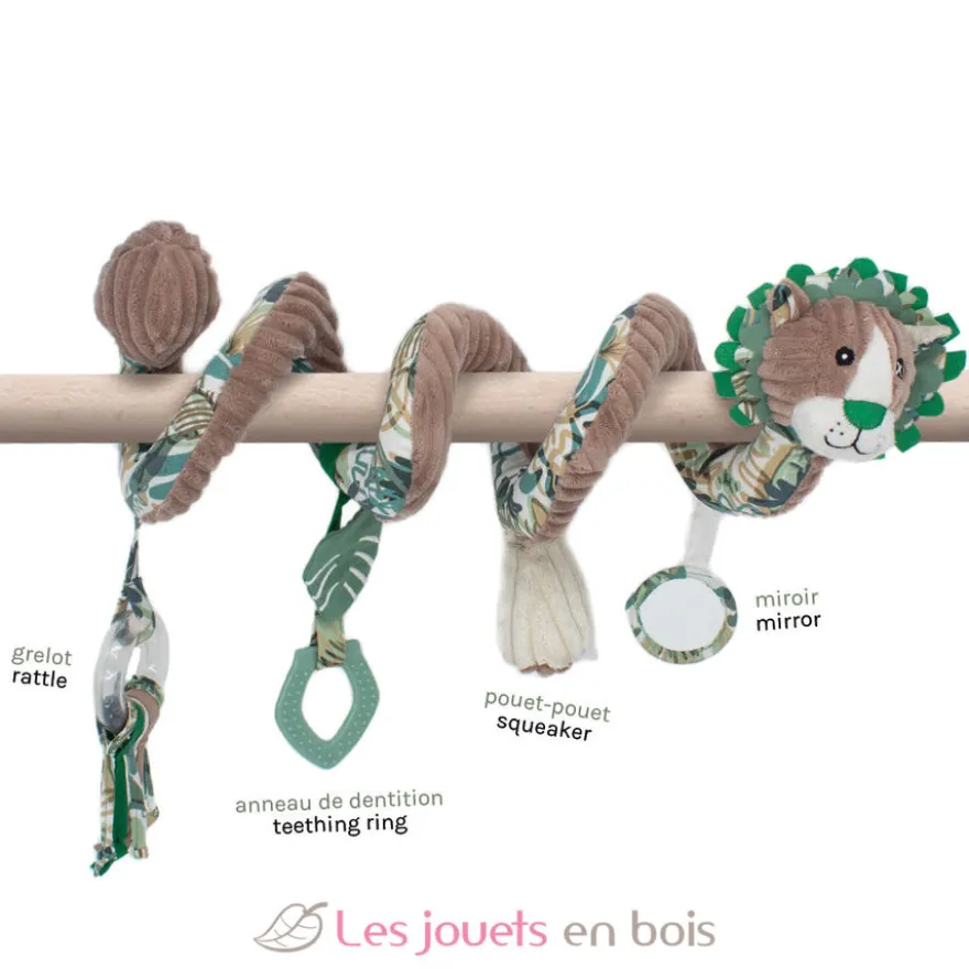 Spirale d'activités Jélékros le lion - Les Déglingos