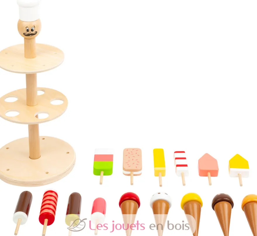 Stand de glaces Luigi Gelato multicolore Small Foot Compagny