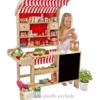 Stand de marché en bois avec accessoires - Dès 3 ans - Tanner