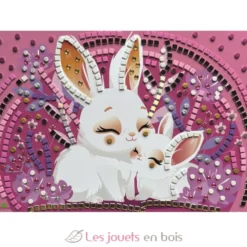 Stick'N Fun - 5 Maxi mosaïques Animaux mignons - Dès 5 ans - Sycomore