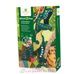 Stick'N Fun - Mini mosaïques Dinosaures - Dès 5 ans - Sycomore