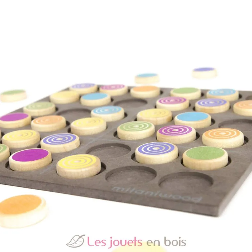 Sudoku en bois coloré - Milaniwood