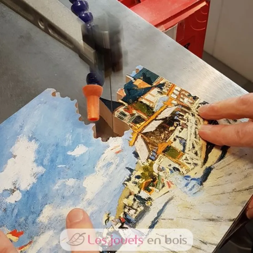 Sur les planches de Trouville Monet - Puzzle Michèle Wilson