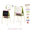 Tableau créatif en bois avec fonction dessin - Jeujura