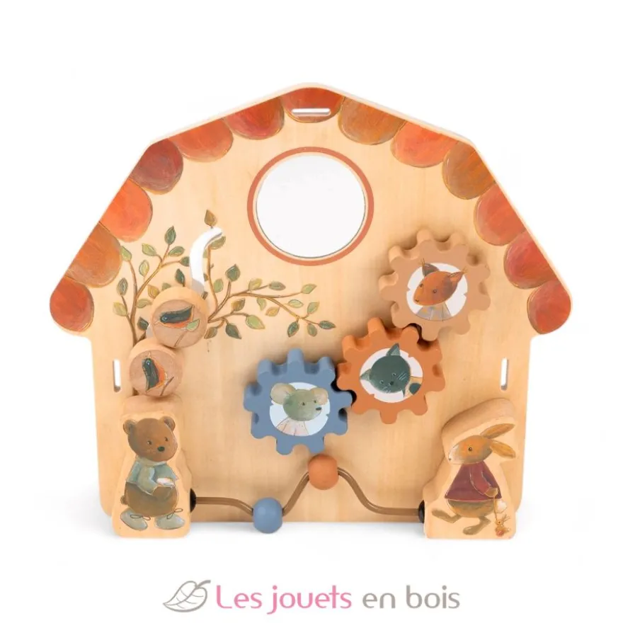 Tableau d'activités en bois pour bébé - Egmont Toys