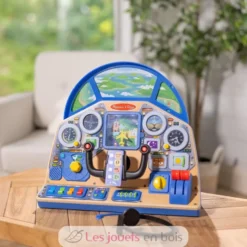 Tableau de bord interactif Pilote d'avion - Bois et plastique - Melissa and Doug