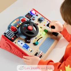 Tableau de bord interactif Pompiers - Bois et plastique - Topbright