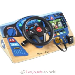 Tableau de bord interactif Vroom & Zoom bleu Mélissa and Doug