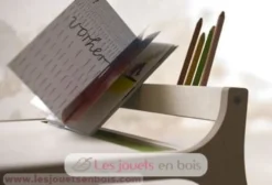Table Bureau Enfant Sibis Afra - vert - Sirch