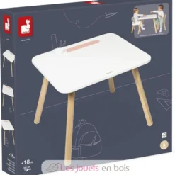 Table classique en bois blanche - Janod