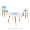 Table et 2 chaises Banquise - Janod