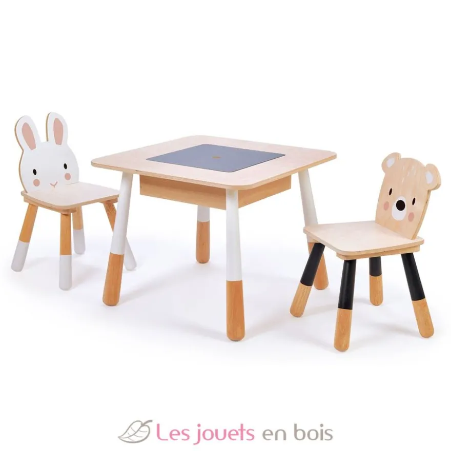 Table et chaises Forêt pour enfant - Tender Leaf Toys