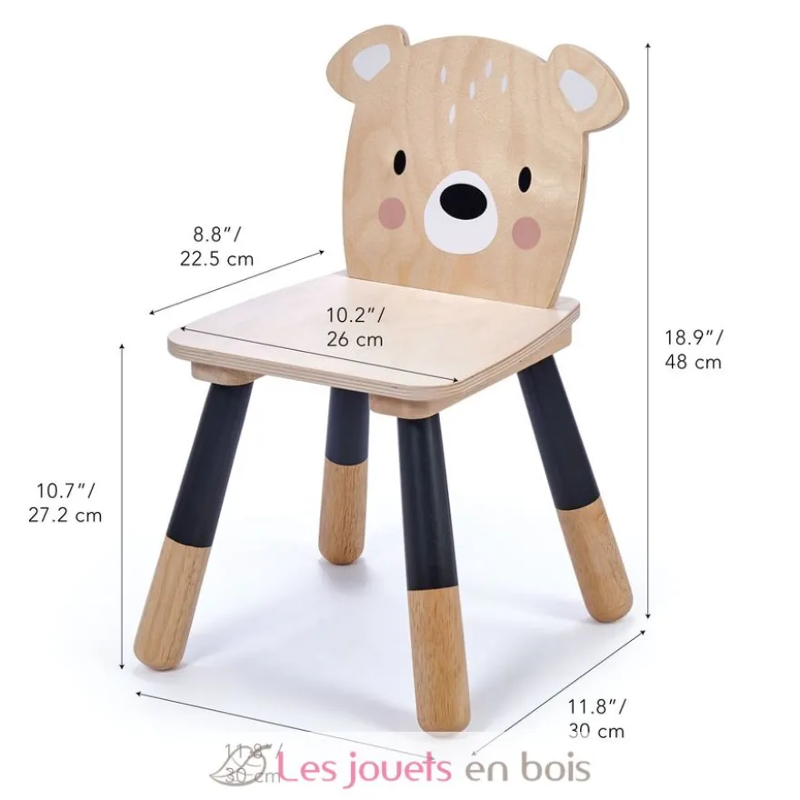Table et chaises Forêt pour enfant - Tender Leaf Toys