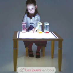 Table lumineuse en bois - TickiT