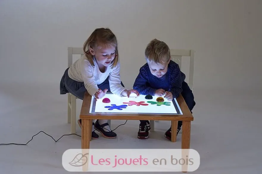 Table lumineuse en bois - TickiT