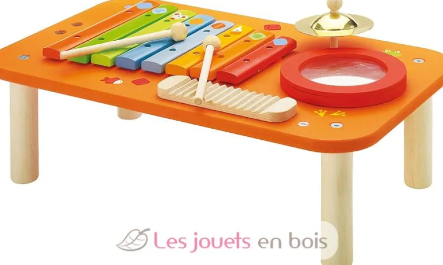 Table musicale en bois orange - Sevi